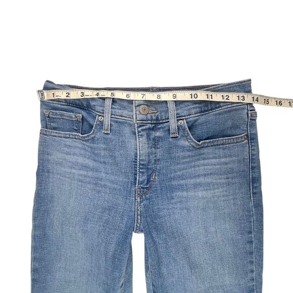 Levis 311 Shaping Skinny Capri 27 Comfort Stretch Flex Motion Light Denim Jeans - Picture 3 of 11